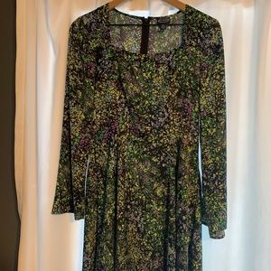 Women's Square Neck Short Dress